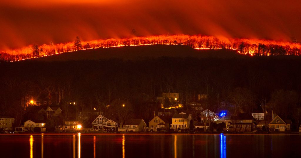 The Northeast drought and wildfires in photos